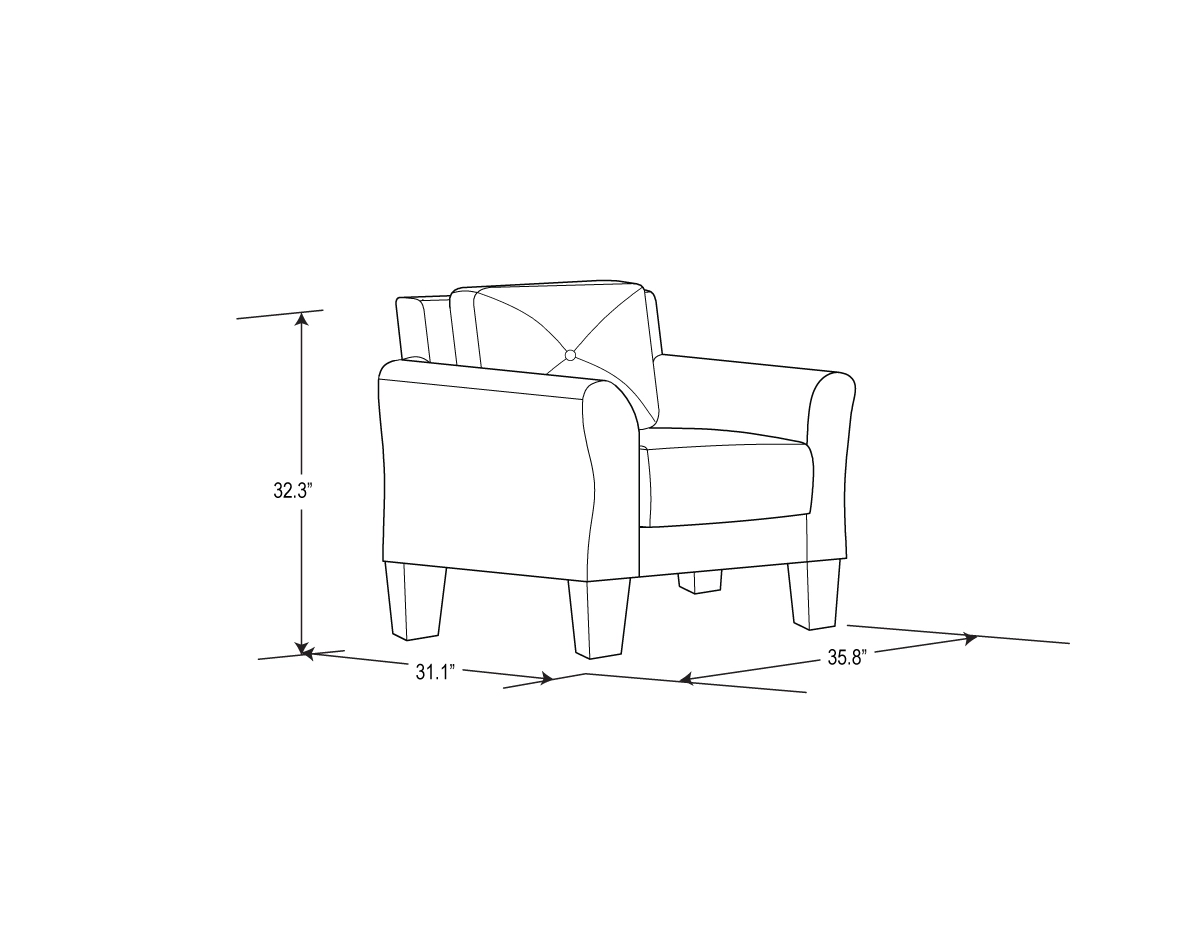 Hayward Gray Armchair 9 Hayward Gray Armchair - Image 7