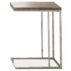 Lucia Brown Chairside End Table -FurniHub Store 810422660 2