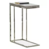Lucia Chairside End Table With Nickel -FurniHub Store 810422824 2