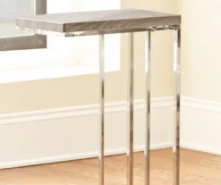 Lucia Gray-Brown Chairside End Table -FurniHub Store 810422825 1