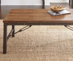 Ashford Wood & Metal Coffee Table -FurniHub Store 810422850 1