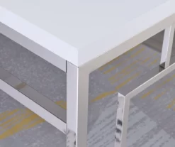 Alize Chrome Geometric Desk -FurniHub Store 810422877 1