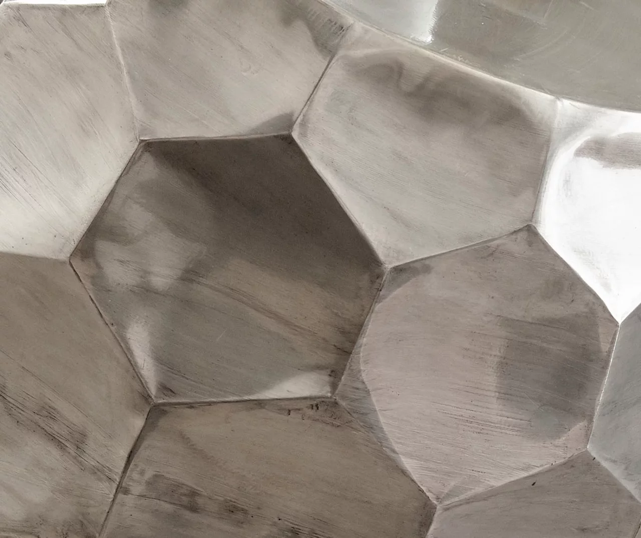 Stomp Nickel Round End Table 4 Stomp Nickel Round End Table - Image 2