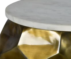 Stomp Brass Round End Table -FurniHub Store 810422913 1