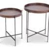 Capri Round Accent Tables, 2-Pack -FurniHub Store 810422915 1