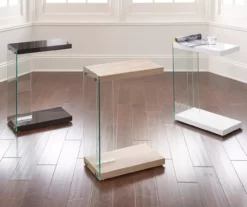 Elaina White C End Table -FurniHub Store 810422940 810422941 810422942