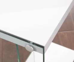 Elaina White C End Table -FurniHub Store 810422941 2