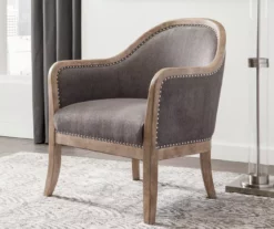Engineer Taupe Accent Chair -FurniHub Store 810431435