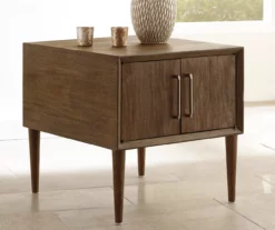 Kisper Brown End Table -FurniHub Store 810431447