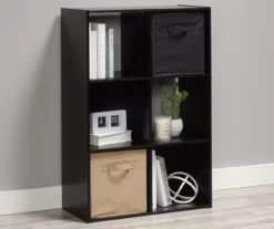 Black Oak 6-Cube Storage Organizer -FurniHub Store 810435811 7