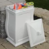 Mansfield White Storage Bin -FurniHub Store 810440532 1