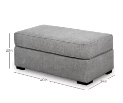 Naples Gray Ottoman -FurniHub Store 810451017 9