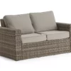 Broyhill Eagle Brooke All-Weather Wicker Cushioned Patio Loveseat -FurniHub Store 810452032 4