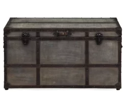 Amsel Gray Storage Trunk -FurniHub Store 810458018 3