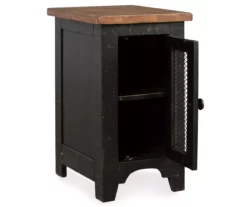 Valebeck Black & Brown Two-Tone Chairside End Table -FurniHub Store 810458251 1