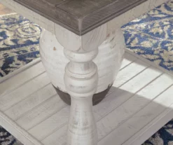 Havalance Gray & White Two-Tone End Table -FurniHub Store 810458274 2