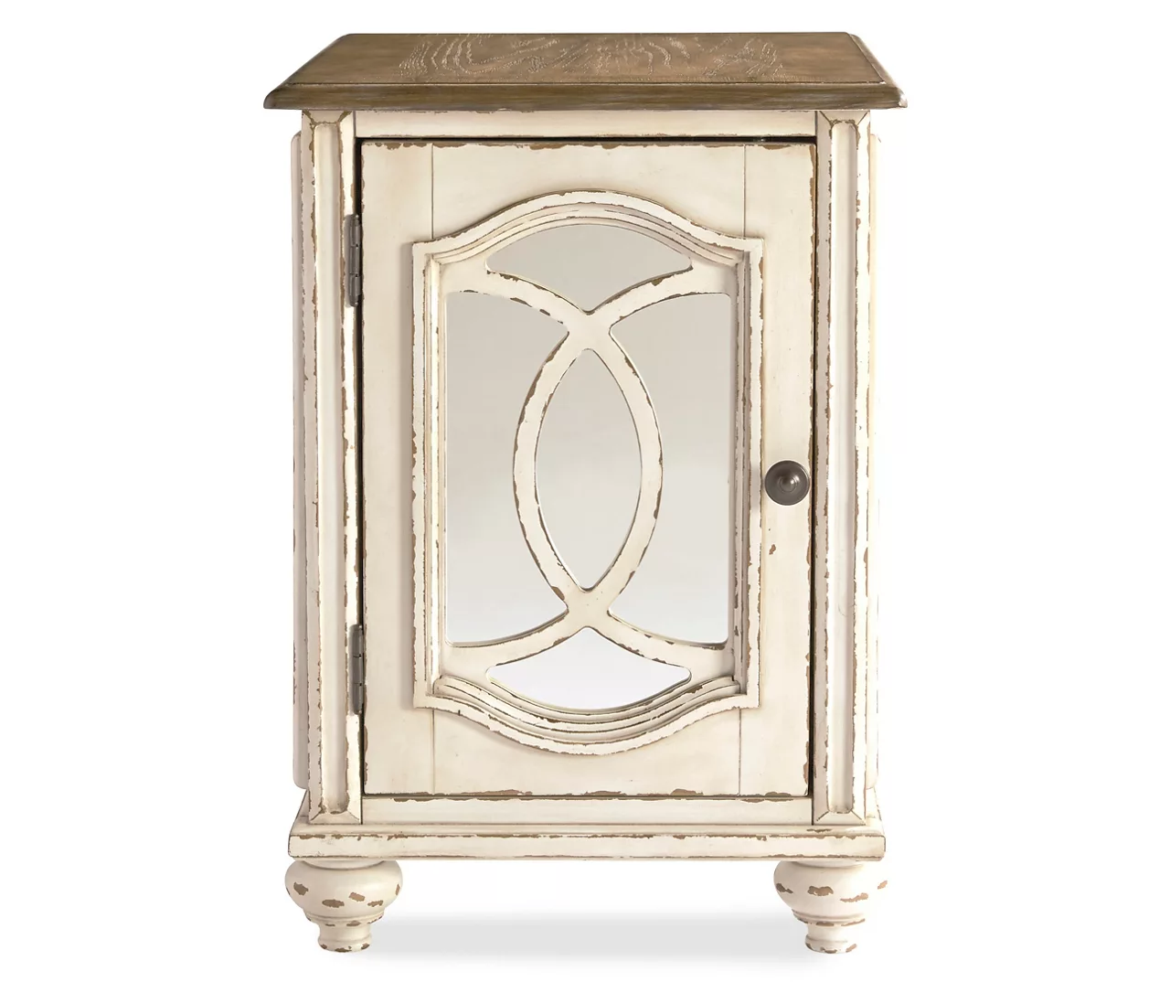 Realyn White & Brown Two-Tone Chairside End Table 5 Realyn White & Brown Two-Tone Chairside End Table - Image 3