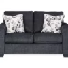 Kiara Slate Loveseat 2 Kiara Slate Loveseat -FurniHub Store 810459444