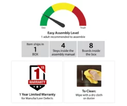 Topaz Brown Oak TV Stand 9 Topaz Brown Oak TV Stand -FurniHub Store 810464974 6