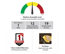 Lancaster White Shutter TV Stand 7 Lancaster White Shutter TV Stand -FurniHub Store 810464994 6