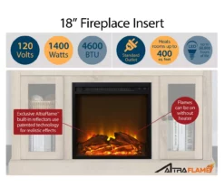 Ameriwood 47" Grandcastle Electric Fireplace Console -FurniHub Store 810464997 4