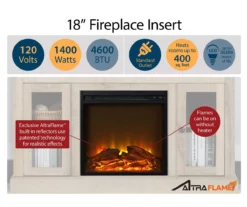 Ameriwood 47" Grandcastle Electric Fireplace Console -FurniHub Store 810464998 4