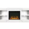 65" Wilton White Electric Fireplace Console -FurniHub Store 810464999 3