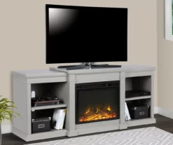 65" Wilton Gray Electric Fireplace Console -FurniHub Store 810465000 1