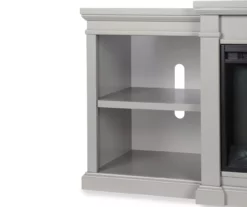 65" Wilton Gray Electric Fireplace Console -FurniHub Store 810465000 5