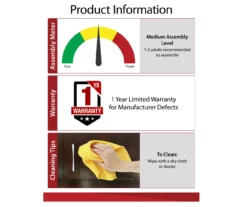 Ameriwood 47" Grandcastle Electric Fireplace Console -FurniHub Store 810465005 6