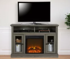 47" Grandcastle Rustic Gray Electric Fireplace Console -FurniHub Store 810465006 1