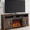 59" Century Lane Rustic Brown Electric Fireplace Console -FurniHub Store 810465020 1