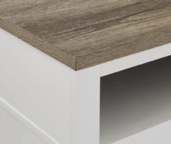 54" Bridgeport White Glass Door Electric Fireplace Console -FurniHub Store 810465026 6