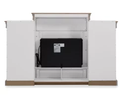 69" Shoreleaf White Mantel Electric Fireplace -FurniHub Store 810465035 6