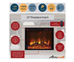 47" Flaxton Espresso Corner Electric Fireplace Console -FurniHub Store 810465039 6