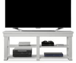 Stockton White TV Stand 9 Stockton White TV Stand -FurniHub Store 810465101 2