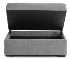 Parkdale Silver Storage Ottoman -FurniHub Store 810465150 1