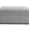 Parkdale Silver Storage Ottoman -FurniHub Store 810465150