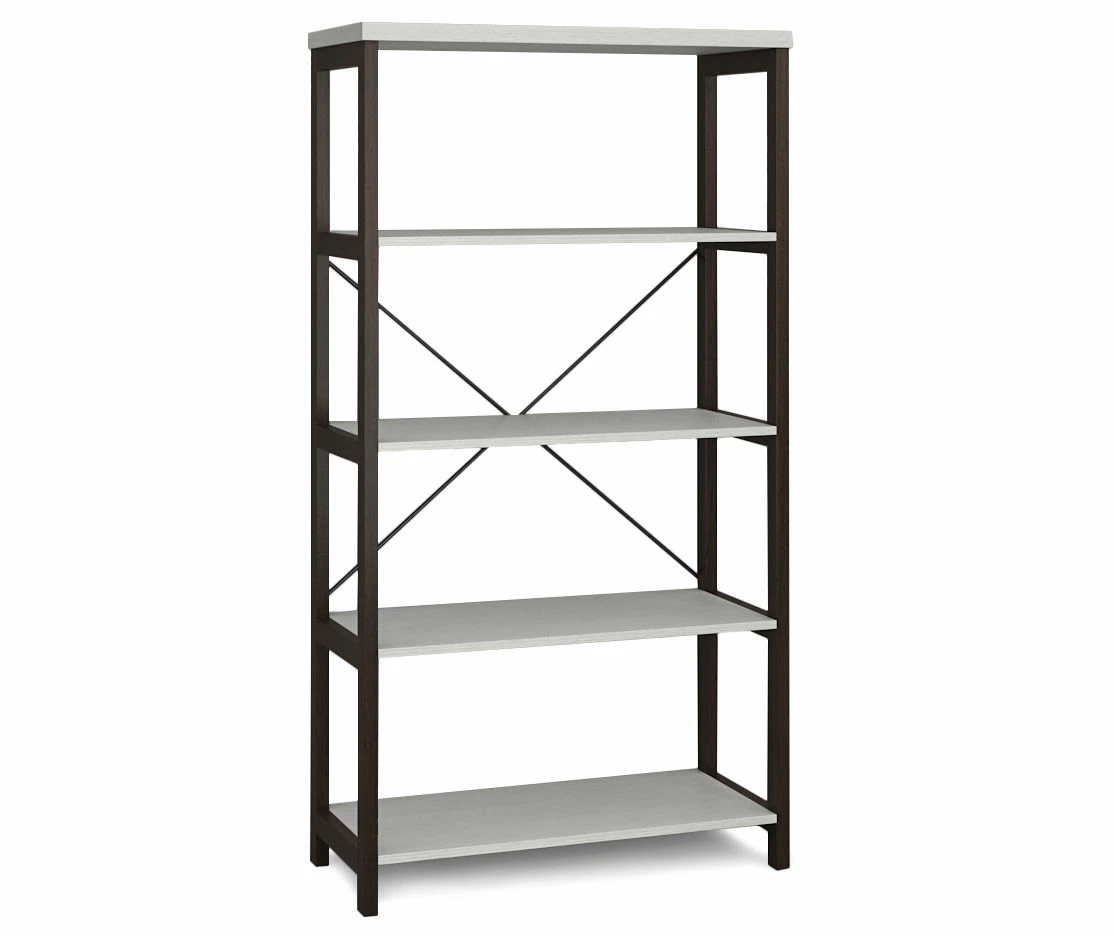 Farmhouse 5-Tier Bookshelf 3 Farmhouse 5-Tier Bookshelf
