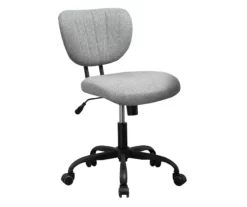 Gray Fabric Office Chair -FurniHub Store 810465634 2