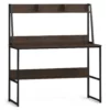 Brown Desk With Hutch -FurniHub Store 810465636 1
