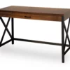 Dark Walnut Writing Desk -FurniHub Store 810466872 2