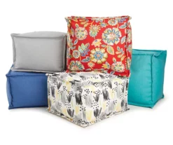 Jordan Manufacturing 25" Rectangular Outdoor Pouf -FurniHub Store 810467583 810467585 810467588 810467590 810467591