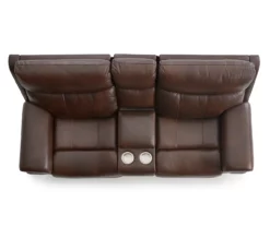 Wellsley Leather Power Reclining Console Loveseat -FurniHub Store 810469259 7