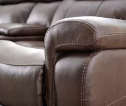 Wellsley Leather Power Reclining Console Loveseat -FurniHub Store 810469259 9