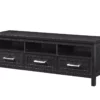Black 3-Drawer TV Stand -FurniHub Store 810469707 2