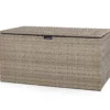 Gray 140-Gallon All-Weather Wicker Storage Deck Box 2 Gray 140-Gallon All-Weather Wicker Storage Deck Box -FurniHub Store 810477588 A0 1