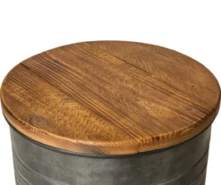 Farmhouse Storage Stools, 2-Pack -FurniHub Store 810479898 2