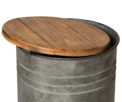 Farmhouse Storage Stools, 2-Pack -FurniHub Store 810479898 3