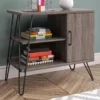 Langley Park Distressed Gray Oak 3-Tier Bookshelf -FurniHub Store 810483897